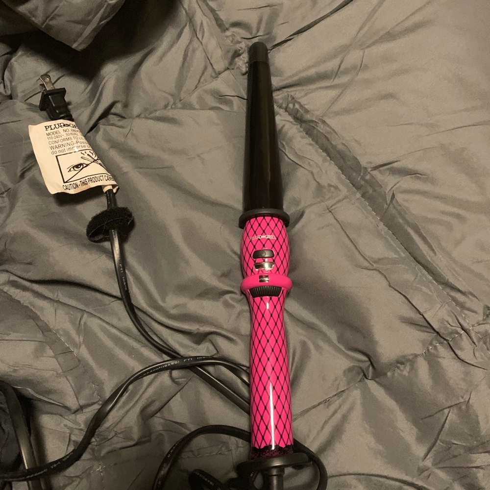 Unplugged curling wand